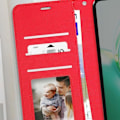 Pikkukuva 3 / 5: Honor 200 Smart Wallet Case with Mayaxess Red Wrist Strap Röd