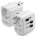 Pikkukuva 2 / 4: Akashi Matkailuliitin US/UK/AUS/CN EU:lle ja 2 USB-porttia - Valkoinen