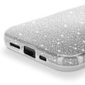 Miniatyrbild 3 av 6: Glittercase för iPhone 16 Plus Stötsäker Glittrande Silver Grå