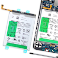 Miniatyrbillede 3 af 4: Intern Batteri til Samsung Galaxy A16 5000mAh Original Samsung Hvid Vit