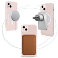 Pikkukuva 4 / 4: Coque - ILMOITTAKAA - iPhone 13 Mini - Iskunkestävä - Läpinäkyvä Valkoinen - Magsafe Klar vit