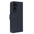 Miniatyrbillede 1 af 5: Etui til Honor 90 Lite - AVIZAR - Chesterfield - Tegnebog - Videosupport - Midnight Blue Blå