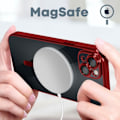 Pikkukuva 3 / 4: MagSafe iPhone 13 Case Silikonipunainen Magsafe Suojakuori