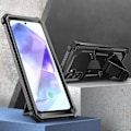 Miniatyrbillede 3 af 5: Carbon Case til Samsung Galaxy A55 Fuld beskyttelse Stødsikker I-Blason Sort Svart