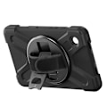 Miniatyrbild 2 av 6: Fodral till Samsung Tab A9 Plus Stötsäkert handtag i två material Kickstand 4smarts Svart Svart