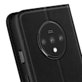 Miniatyrbillede 3 af 5: Etui til OnePlus 7T Klap Portemonnaie og Video Støtte Sort Svart