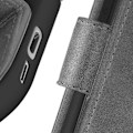 Pikkukuva 3 / 5: Samsung Galaxy S24 FE - AVIZAR - Lompakkokuori - Tuki Videoille - Harmaa - Synteettinen Grå
