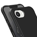 Miniatyrbillede 3 af 5: Coque MagSafe til iPhone 16e Silikone Anti-Fald 2.4m Samba Panzer Glass Sort Svart