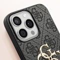 Pikkukuva 4 / 5: iPhone 13 Pro Kansio Tarkat Leikkaukset ja Kohotetut Reunat Guess Musta Svart