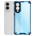 Miniatyrbillede 4 af 5: Stødabsorberende cover til Samsung S25 Edge med forstærkede hjørner i røgt blå finish Blå