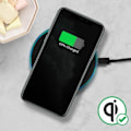 Miniatyrbillede 4 af 4: Qi induktionsoplader - iPhone 11 Pro Max - Sort - Kompatibel - Lydstyrkeknapper - Trådløs opladning Svart