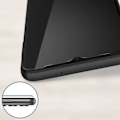 Pikkukuva 4 / 5: Lasi Samsung Galaxy A13 4G 9H:lle karkaistu lasi Akashi viistetyt reunat musta ääriviiva Svart