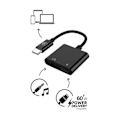 Miniatyrbillede 2 af 4: USB-C audioadapter - BigBen - 3.5mm - Opladning 60W - Kompakt 12cm - Sort