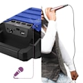 Miniatyrbillede 4 af 5: Lys højttaler - LINQ - Bluetooth - Mikrofon kompatibel - Kortlæser - Blå Blå