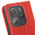 Pikkukuva 3 / 5: Xiaomi Redmi Note 14 5G Klapppi Lompakko ja Video-tuki Punainen Röd