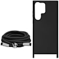 Miniatyrbillede 2 af 4: Cord Case kompatibel med Samsung Galaxy S23 Ultra Black Cord Case