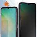 Miniatyrbillede 4 af 5: Hærdet Glas til Samsung Galaxy A26 Anti-spion Hårdhed 9H Sort Svart