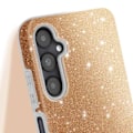 Miniatyrbild 4 av 5: Glittrande skyddsfodral för Samsung Galaxy A05S, stöttålig, guld. Gul