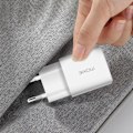 Miniatyrbillede 4 af 5: Vægoplader USB og USB C Power Delivery 20W Hurtig Opladning Moxie Hvid Vit