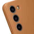 Miniatyrbillede 4 af 5: Lædertaske til Samsung Galaxy S23 Originalt Samsung Series Lædercover kamel