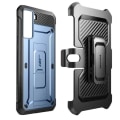 Pikkukuva 1 / 5: Kotelo Samsung S22:lle - SUPCASE - Unicorn Beetle Pro - Iskunkestävä - Jalusta - Sininen Blå