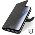 Pikkukuva 4 / 5: Kotelo Blackview Wave 6C rannehihnalle Flip Lompakkotelineen musta Svart