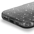 Miniatyrbillede 3 af 6: Glitrende Sort Stødsikkert Cover til iPhone 16 Pro Svart