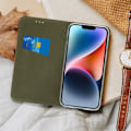 Miniatyrbillede 3 af 5: iPhone 14 Case Magnetic Flip Card Holder Stand Funktion rosa guld rosa guld