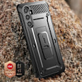 Miniatyrbillede 3 af 6: Full Body Case til Samsung Galaxy S23 FE Stødsikker med Kickstand Supcase Sort Svart