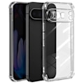 Miniatyrbild 1 av 5: Stötsäker skal för Google Pixel 9 Pro XL med förstärkta hörn Mayaxess Transparent Transparent