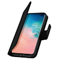 Miniatyrbillede 2 af 4: Etui til Samsung Galaxy S10 Plus - AVIZAR - Læderkortholder Funktion Premium Sort Svart