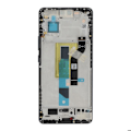 Miniatyrbild 4 av 4: Skärm för Xiaomi 13 Lite LCD + Touch Glass + Xiaomi svart chassi Svart