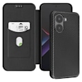 Pikkukuva 2 / 5: Hiilikuitu-Suojakotelo Xiaomi Poco X7 Pro Korttipidike Video-tuki Musta Svart