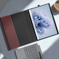 Miniatyrbild 4 av 5: Skydd - SafeStand - Microsoft Surface Pro 9 - Röd - Stötsäkert skydd - Eco-läder Röd