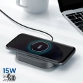 Miniatyrbillede 3 af 5: 15W QI trådløs oplader Sikker hurtigopladning Original Samsung EP-P2400 Sort