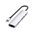 Miniatyrbild 1 av 6: USB-C Multiport Hub 7-i-1 - Satechi - Silver - Ethernet 1Gbit - Power Delivery 100W - HDMI 4K 60Hz