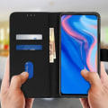 Miniatyrbild 3 av 4: Hölster - AVIZAR - Huawei P Smart Z/Y9 Prime 2019 - Korthållare - Stativ - Svart Svart