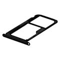 Pikkukuva 4 / 4: SIM-korttiteline - Huawei - Mate 20 Lite - Musta - Yhteensopiva nanoSIM- ja micro SD - Helppo vaihto Svart