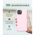 Miniatyrbillede 2 af 3: Baby Pink biologisk nedbrydeligt etui til iPhone 13 Just Green Vauvan vaaleanpunainen