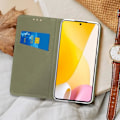 Pikkukuva 3 / 5: Xiaomi 12 Lite -kotelo - AVIZAR - Magneettinen läppäkorttipidike - Punainen - Jalustatoiminto Röd