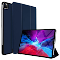 Miniatyrbillede 2 af 4: iPad Pro 12.9 Etui - AVIZAR - 2020/2018 - Økologisk læder - Videostøtte - Tyndt design Blå