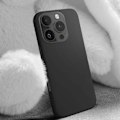 Miniatyrbillede 3 af 5: Cover til iPhone 16 Pro - AVIZAR - Halvstiv Soft-touch Anti-fingeraftryk Sort Svart