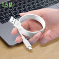 Miniatyrbild 4 av 5: Kabel USB-C Laddning och dataöverföring Intensitet 1A Längd 1,5m Vit