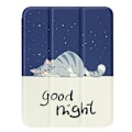 Miniatyrbild 2 av 4: iPad Mini 2021 Fodral - God Natt - Blå - Flera Positionsstöd - Allt-i-ett Skydd - Soft-touch Foder Blå