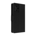 Miniatyrbillede 2 af 5: AVIZAR etui til Xiaomi Redmi Note 12 5G - Sort - Dobbelt magnetisk fane - Videounderstøttelsesfunktion Svart