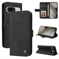 Miniatyrbillede 1 af 4: Cover til Google Pixel 8, Premium Protective Læder Wallet Case med [kortpladser] [Magnetisk] (sort) SMF59 Svart