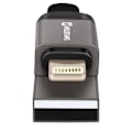 Miniatyrbillede 2 af 5: Magnetskabel iPhone Lightning / USB Nøgleholder Kompakt 9.7cm Swissten Grå Grå