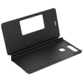 Miniatyrbild 1 av 4: Fodral Folio Fönster - Huawei - P9 - Ekoskinn - Helt skydd - Svart Svart