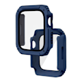 Miniatyrbild 1 av 4: AVIZAR Full Protection Härdat Glas för Apple Watch Series 6/5/4/SE 44mm - Blå Blå
