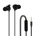Pikkukuva 2 / 4: Langalliset kuulokkeet monitoimipainikemikrofoni 3,5 mm Jack Setty - musta